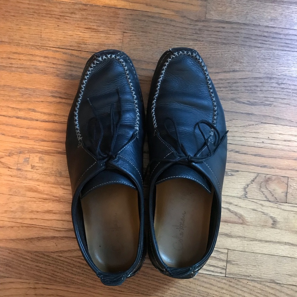 Cole Haan Men’s Black Leather Loafers